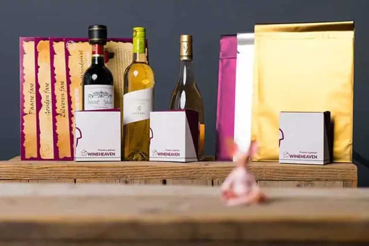 Inhoudt van het pakket van de Winheaven Wijn Escape Room.